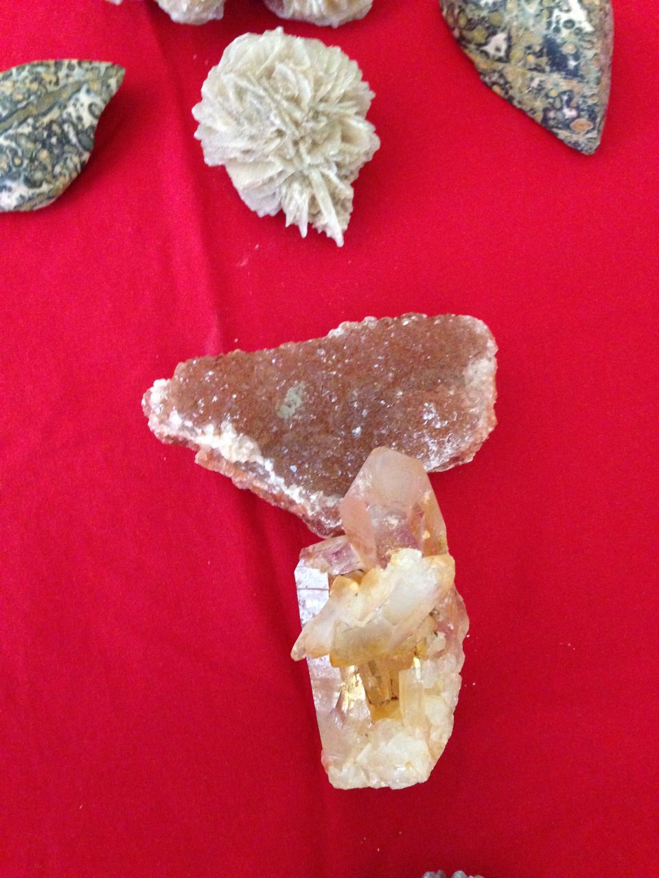 Crystal layouts for distance healings photograph