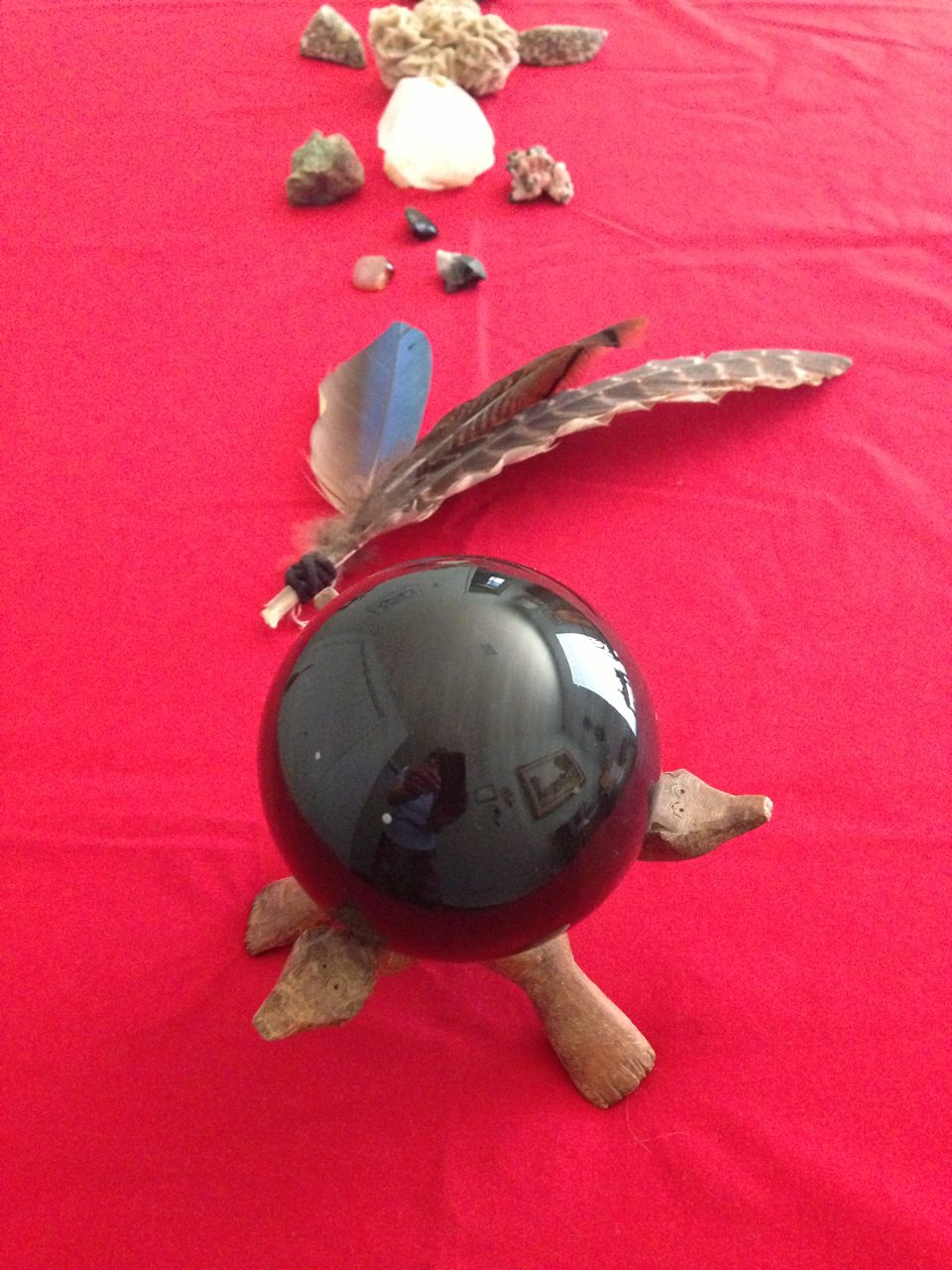 Crystal layouts for distance healings photograph